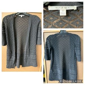 Black Knit Cyrus Cardigan